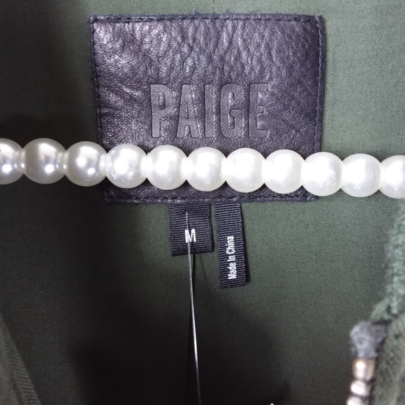 Paige Jacket Olive Green Military Jacket - Picture 4 of 7